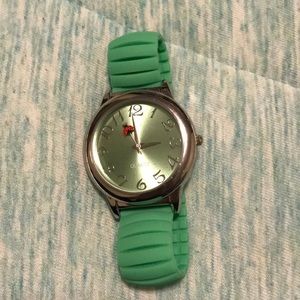 Mint lady bug watch
